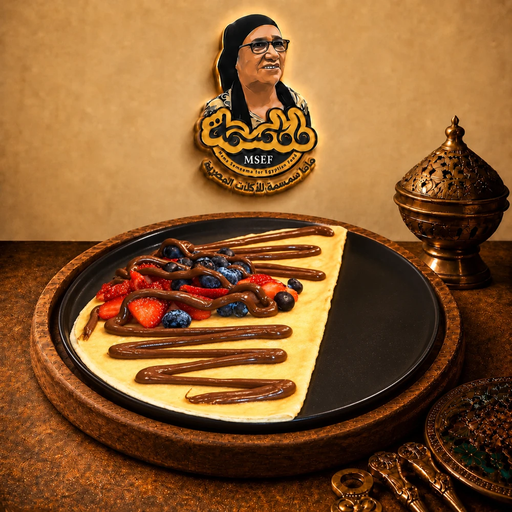 كريب نوتيلا لوتس بلوبيري فراولة